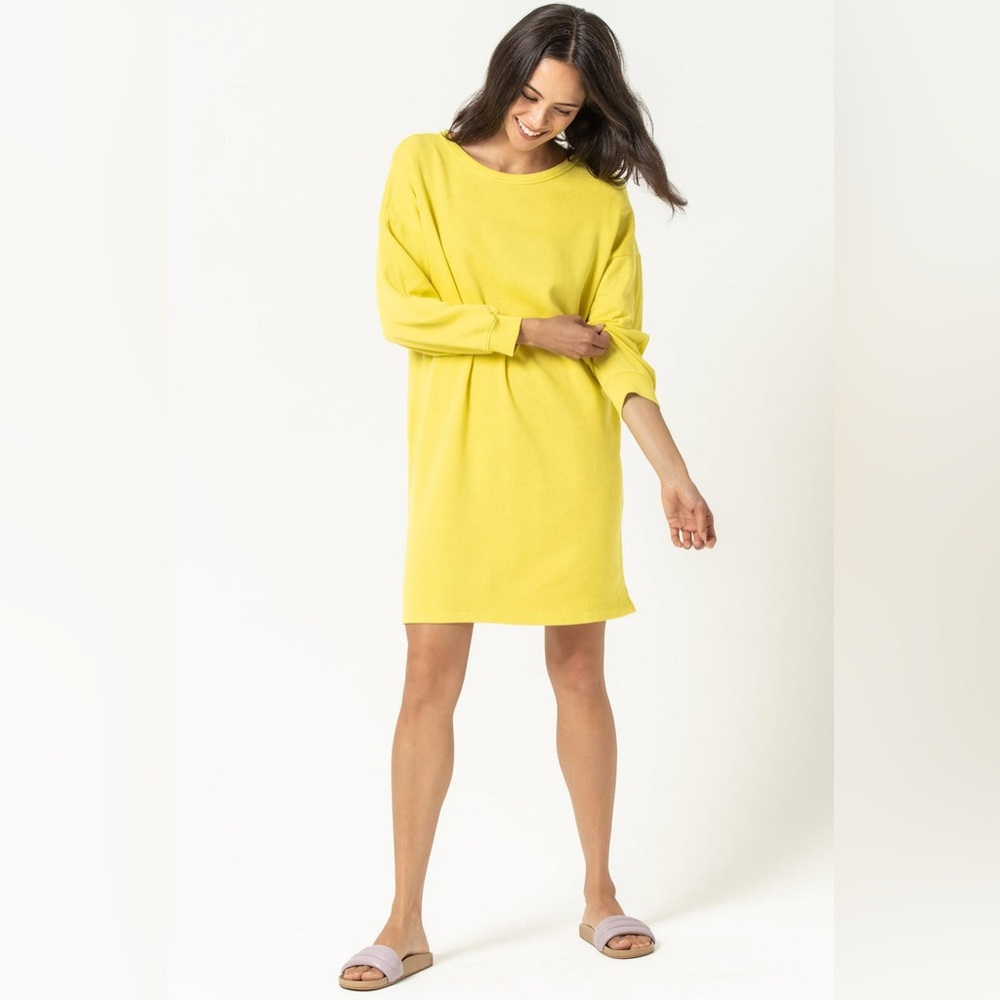 Lilla P - Yellow Terry Cotton Dress - NWT